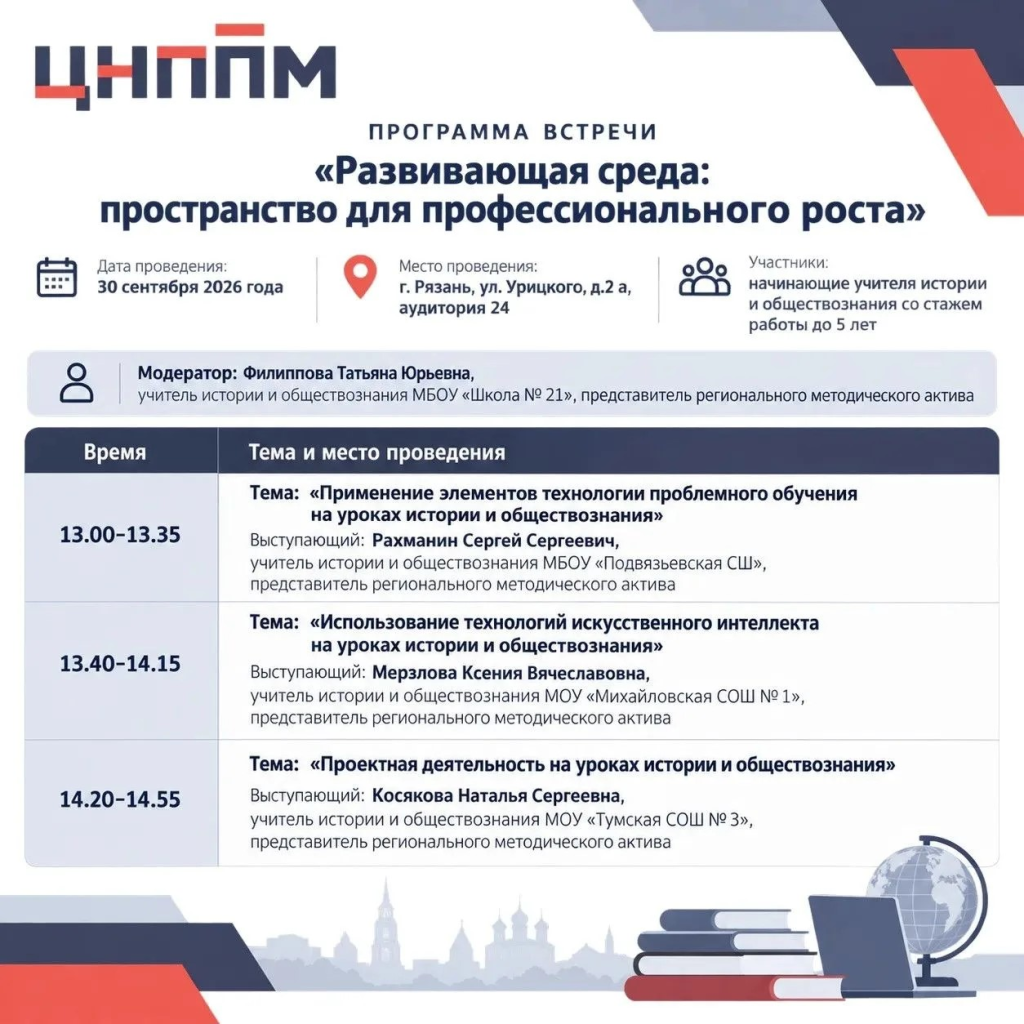 Развивающая среда: пространство для профессионального роста молодых педагогов